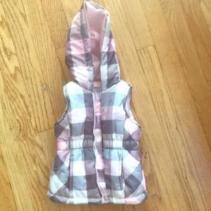 Baby headquarters vest with hood